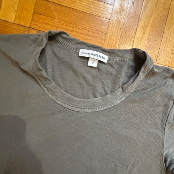 James Perse Crewneck Tshirt greyish green - Picture 4 of 4